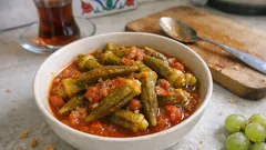 Limon yerine korukla: Ekşisi tam kararında koruklu bamya yemeği tarifi